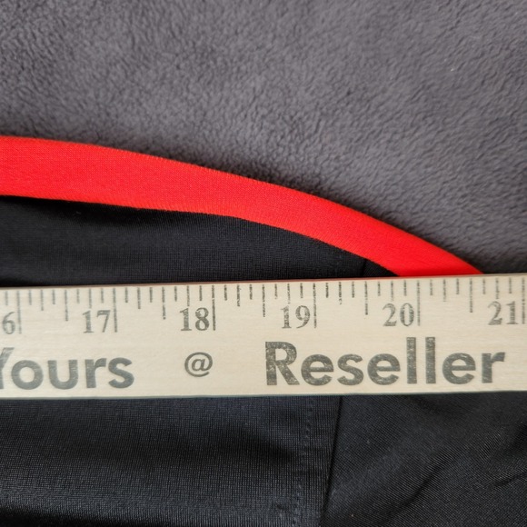 Puma Tricot Track Jacket Mens XL Black Red Logo Full Zip Athleisure - Picture 9 of 14